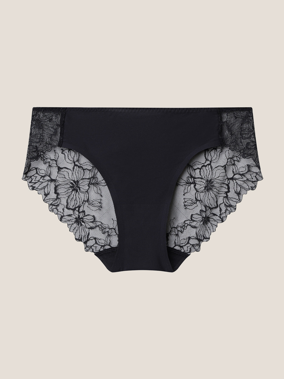 Breathable Lace Low-Rise Brief